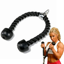 Load image into Gallery viewer, Double head Fitness Pull Rope Biceps Cord Cable