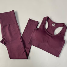 Load image into Gallery viewer, 2/3/4PCS Seamless Women Yoga Set Workout Sportswear Gym Clothes Fitness Long Sleeve Crop Top High Waist Leggings Sports Suit
