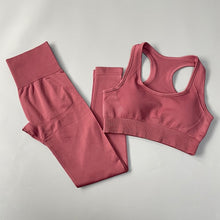 Load image into Gallery viewer, 2/3/4PCS Seamless Women Yoga Set Workout Sportswear Gym Clothes Fitness Long Sleeve Crop Top High Waist Leggings Sports Suit
