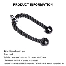 Load image into Gallery viewer, Double head  Fitness Pull Rope Biceps Cord Cable
