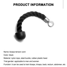 Load image into Gallery viewer, Single head  Fitness Pull Rope Biceps Cord Cable
