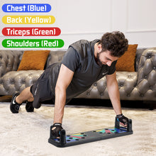 Load image into Gallery viewer, Foldable Push Up Board for Home Gym 9 in 1
